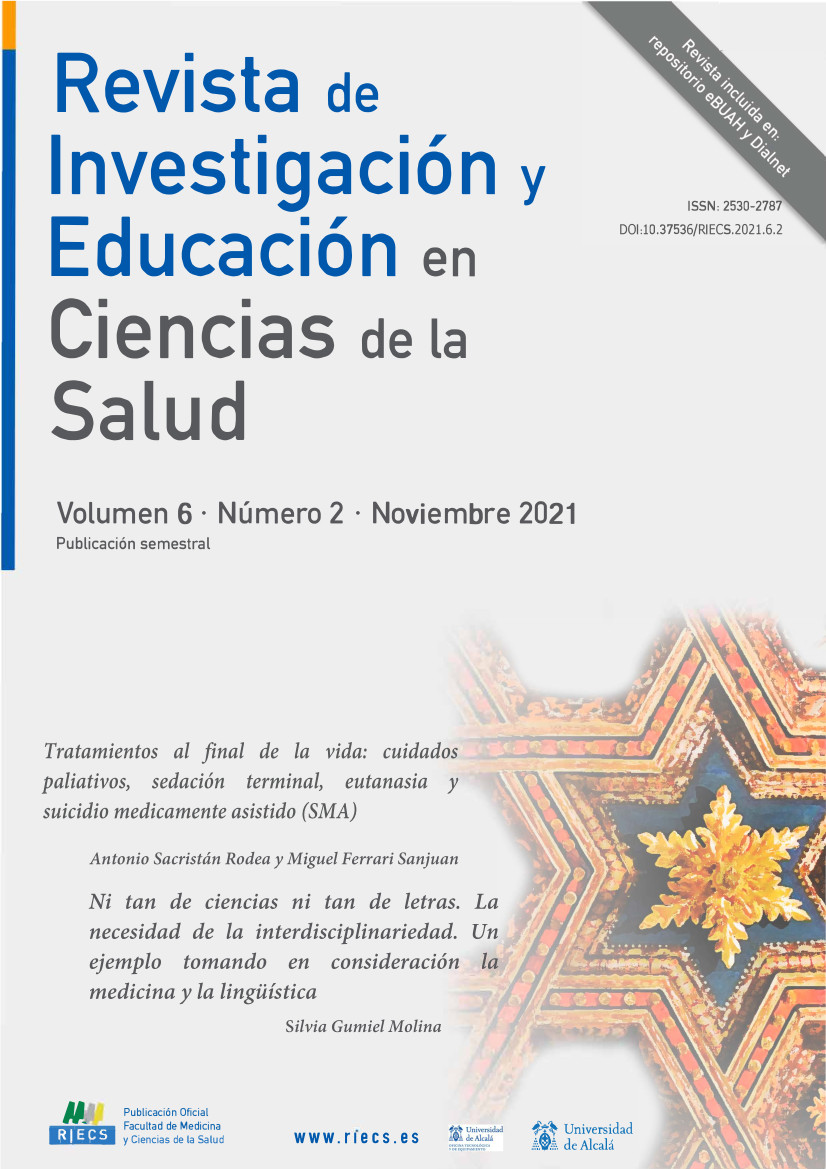 pensión Campo Desaparecido Vol. 6 Núm. 2 (2021): RIECS noviembre 2021 | Revista de Investigación y  Educación en Ciencias de la Salud (RIECS)