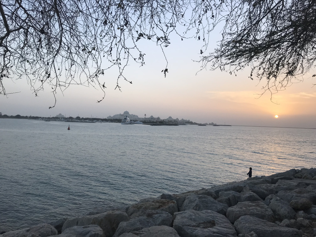 Atardecer en Abu Dhabi